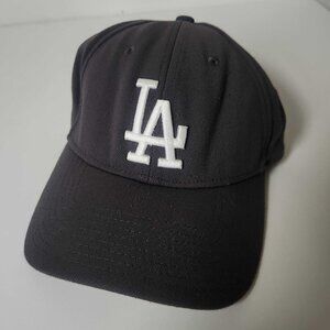 Vintage LA Dodgers Hat - Stretch Fit - New Era - Grey